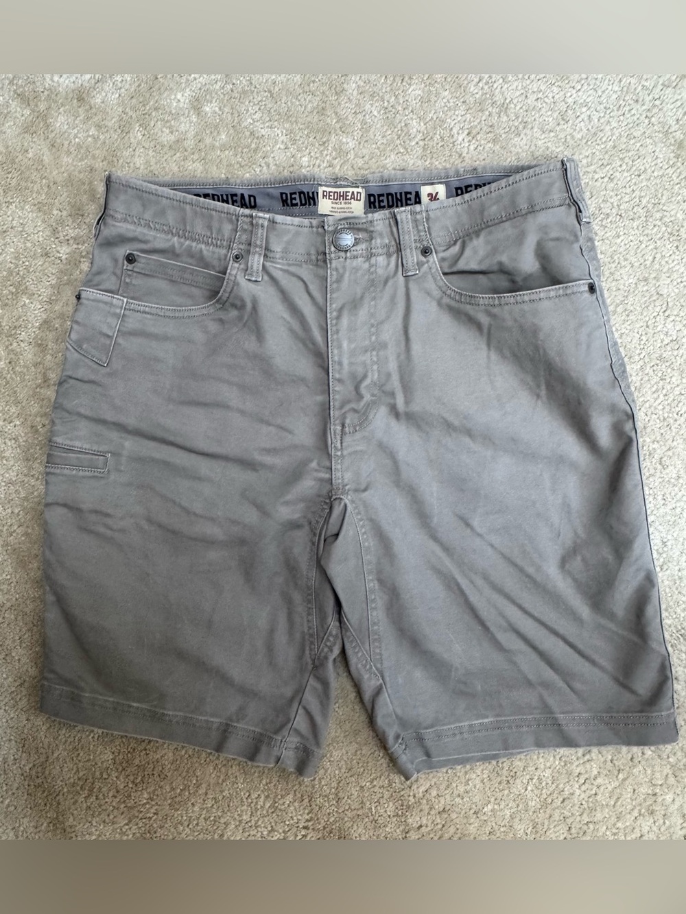 RedHead Men's Brown Utility Shorts